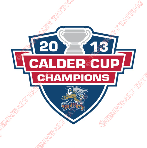 Grand Rapids Griffins Customize Temporary Tattoos Stickers NO.9022